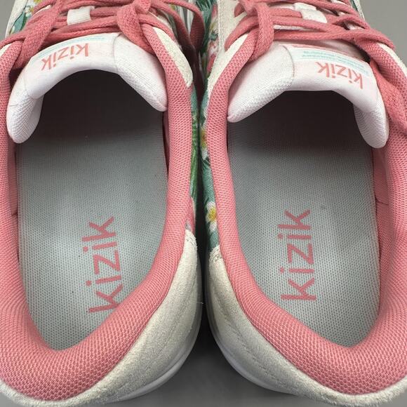 Kizik Shoes Womens Size 11 Pink Prague 2.0 Floral Honolulu Hands Free Sneakers - Picture 10 of 11